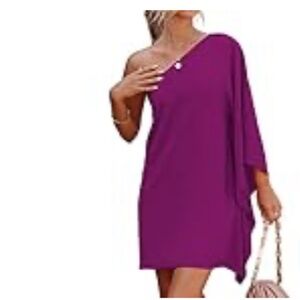 One Shoulder Grecian style dress
